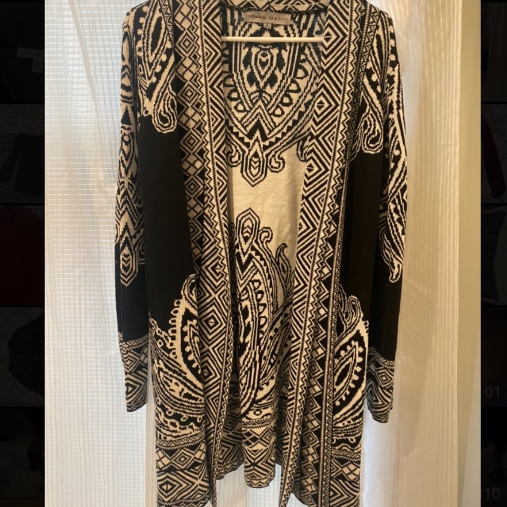Patterned cardigan